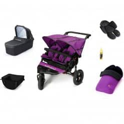 Out 'n' About Nipper Double V4 Plus Accessories - Purple Punch