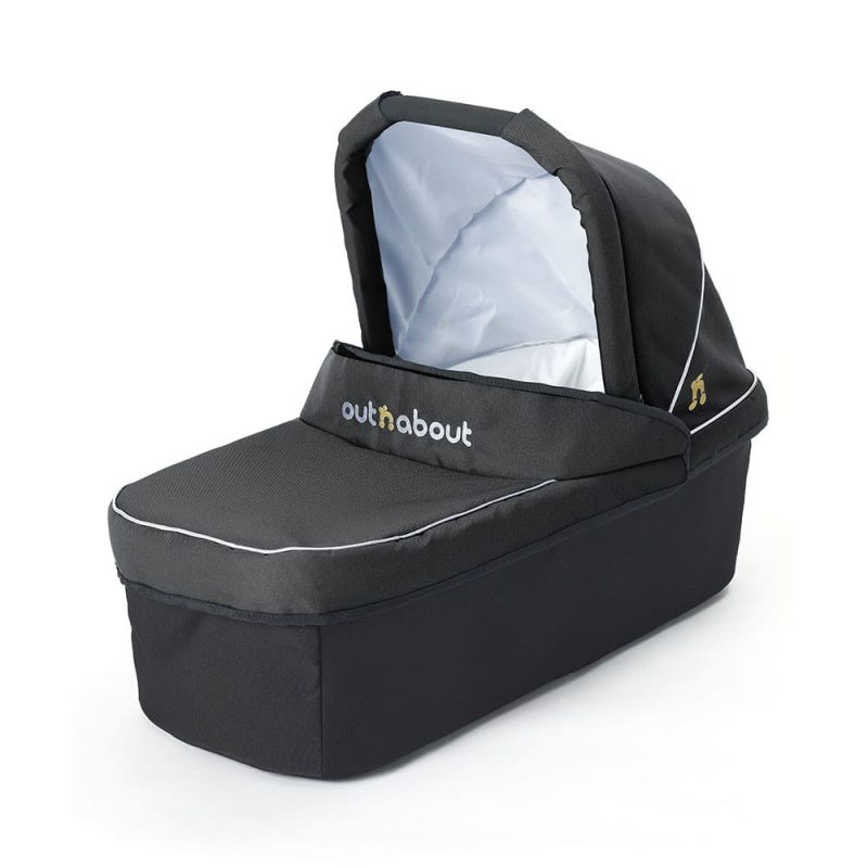 Out N About Nipper Single Carrycot - Raven Black
