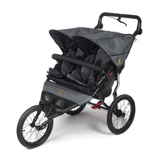 Out 'n' About Nipper Double Sport V4 Plus Accessories - Steel Grey