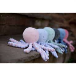 Nattou Lapidou - Piu Piu Octopus Light Pink and White