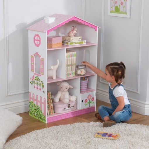 Kidkraft Dollhouse Cottage Bookcase2