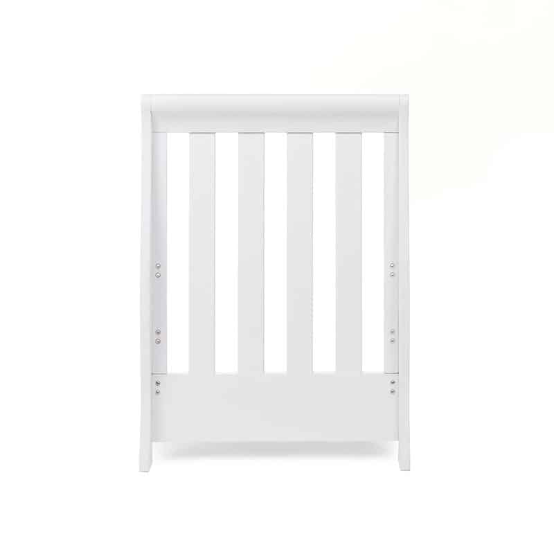 Obaby Stamford Mini Sleigh Cot Bed - White 3