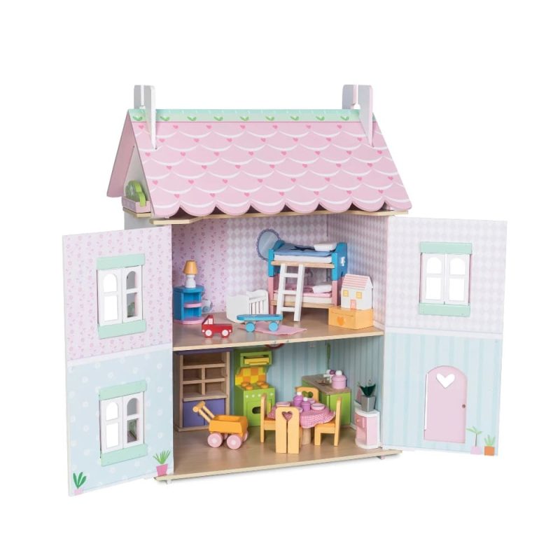 Le Toy Van Sweetheart Cottage Dolls House with Furniture