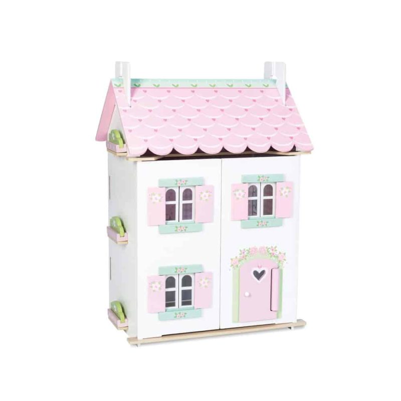 Le Toy Van Sweetheart Cottage Dolls House with Furniture