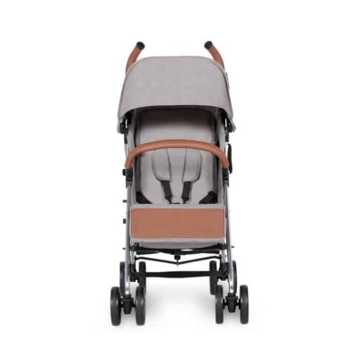 ickle bubba discovery stroller grey on silver front on