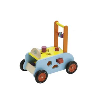Hippychick Vilac 3 In 1 Push Along Trolley