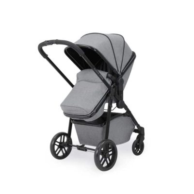 ickle bubba moon pushchair with footmuff space grey