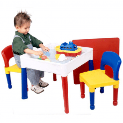 Liberty House Toys - 5 in 1 Multipurpose Square Activity Table & 2 Chair1