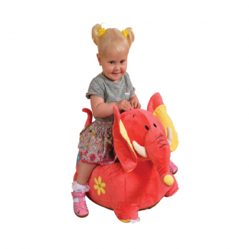 Liberty House Toys - Plush Dragon Sofa Riding Chair Pink