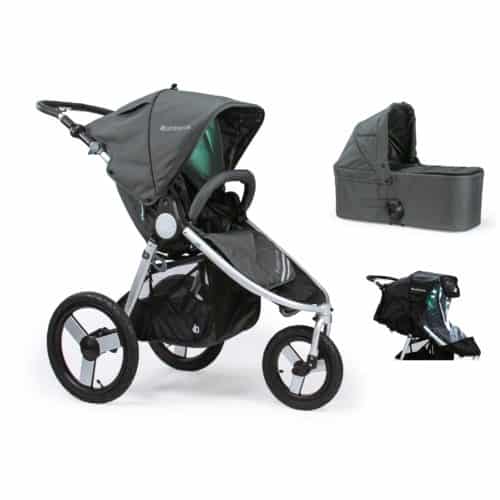 Bumbleride Speed 2 in 1 Dawn Grey Mint (Stroller Carrycot Raincover)