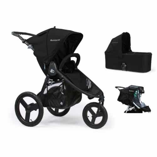 Bumbleride Speed 2 in 1 Matte Black (Stroller Carrycot Raincover)