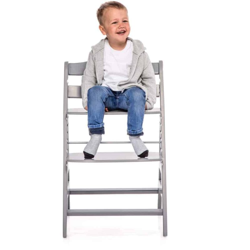 Hauck Alpha+ Grey Wooden Highchair