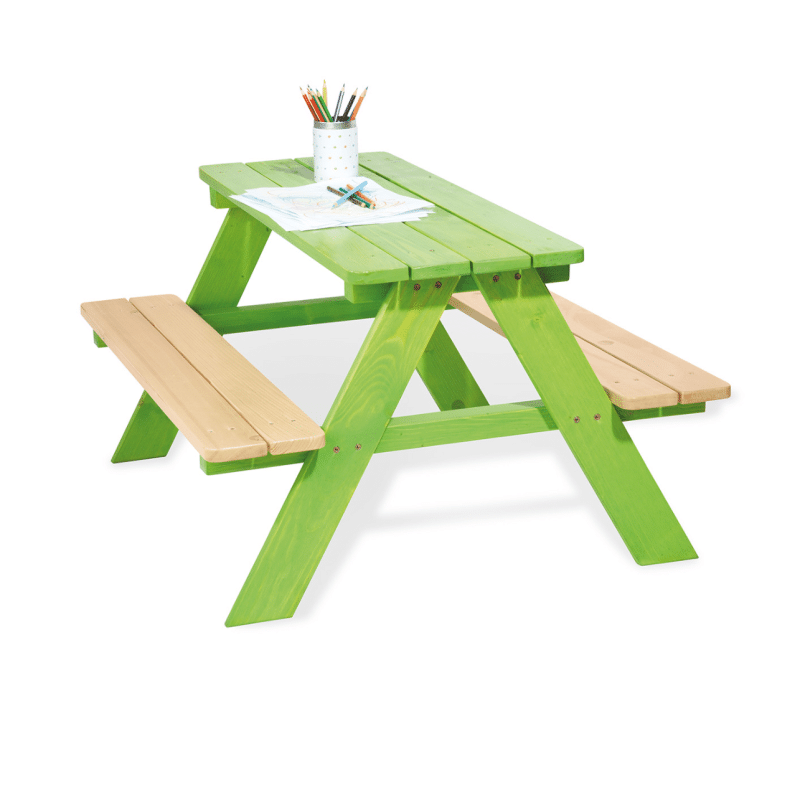 pinolino-Nicki-picnic-table-for-4-green