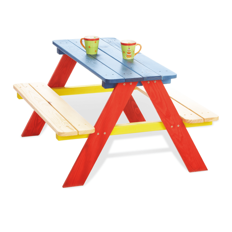 pinolino-Nicki-picnic-table-for-4-multicoloured