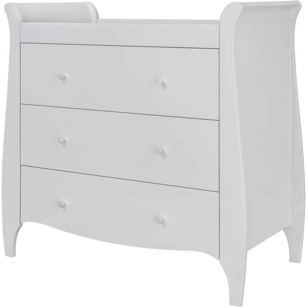 Solid Wood 3 Drawer Chest Top Changer Tutti Bambini Baby Changing