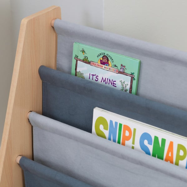 Kidkraft Sling Bookshelf Gray Natural Baby And Child Store