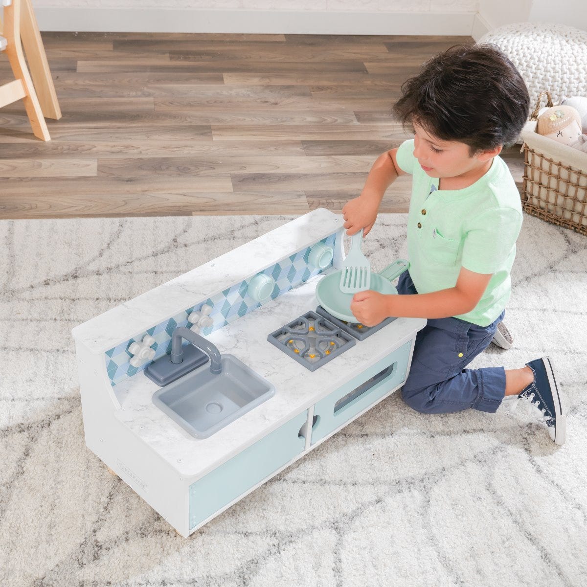 Kidkraft Play and Put Away Wooden Kitchen - Baby and Child Store