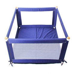 Liberty House Toys Blue Square Fabric Playpen