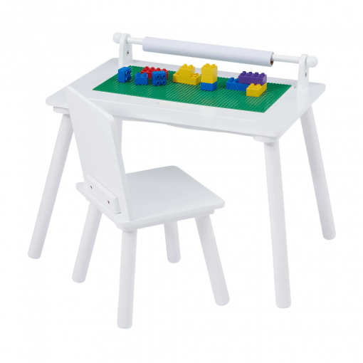 Liberty House Toys Writing Table with Lego board