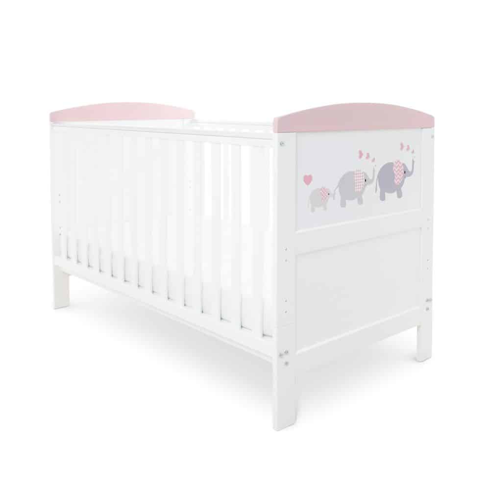 PINK  ELEPHANT Baby Bedding Set fit Cot 120x60cm or Cot Bed 140x70+MORE DESIGNS 