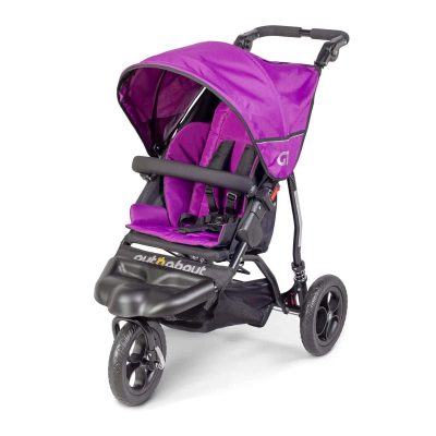 Out ‘n’ About GT Single Stroller Plus Accessories - Purple Punch