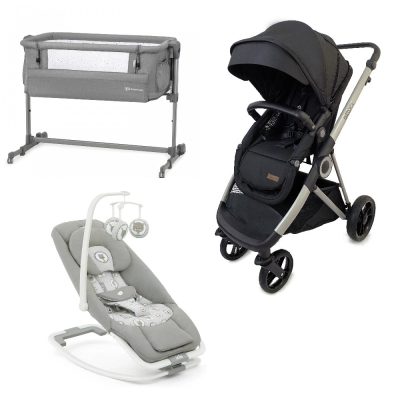 Estilo Bebe Otter Newborn Bundle - Black on Silver