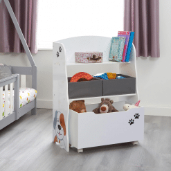 Liberty House Toys Cat and Dog Storage Unit with Roll-Out Toy Box