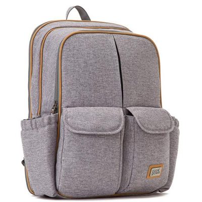 Bizzi Growin Baby Travel Crib Changing Rucsac Windsor Grey