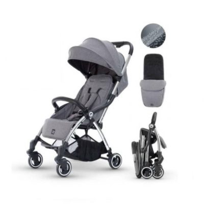 Miniuno Touchfold Stroller - Grey