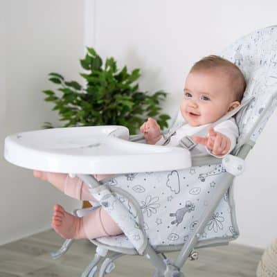Red Kite Feed Me Compact Folding Highchair - Tree Tops