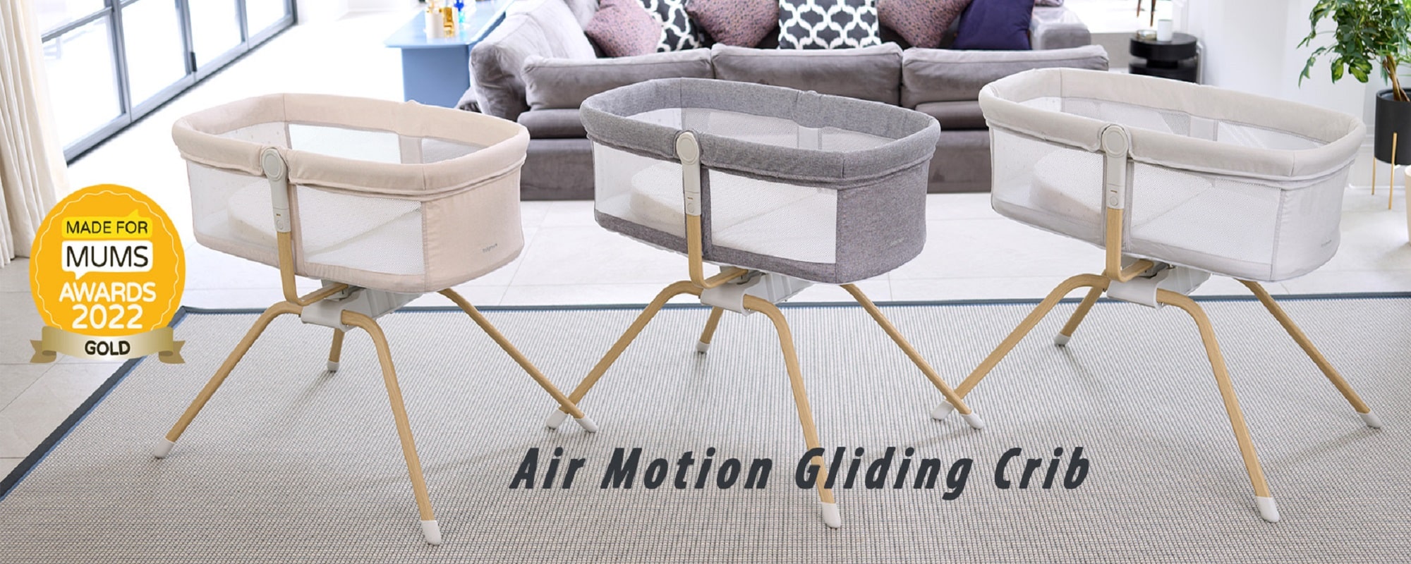 Air motion crib banner