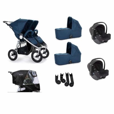 Bumbleride Indie Twin Ultimate Travel System Twin Bundle - Maritime Blue