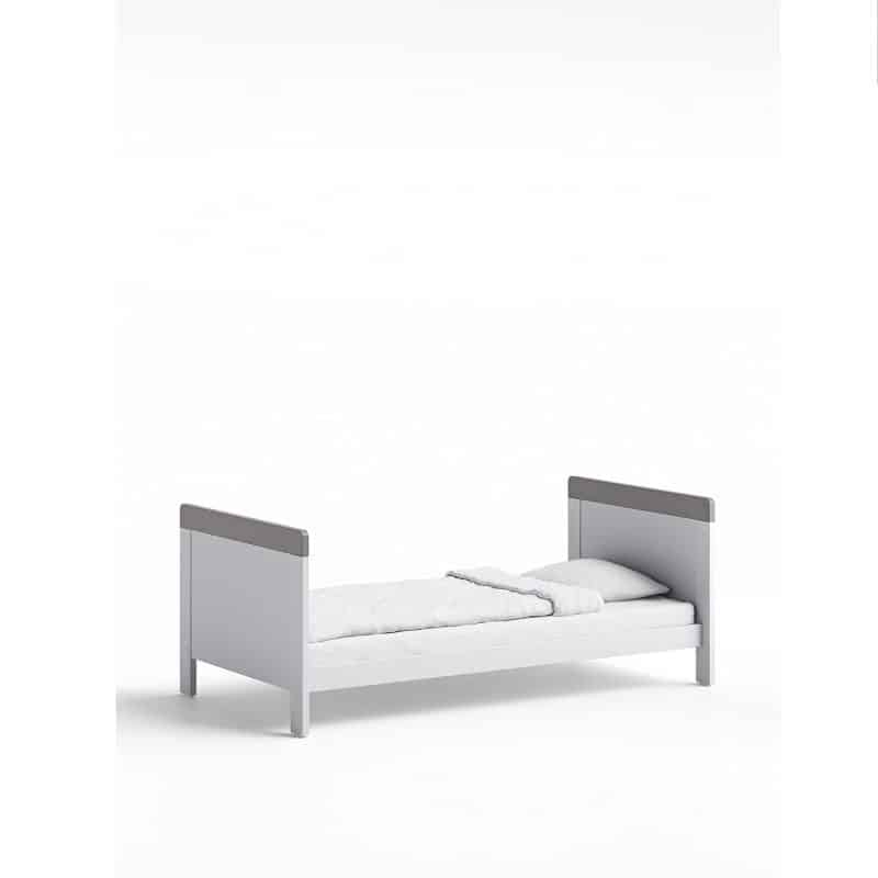 The Belstone 5 Piece Room Set with Underdrawer White and Grey