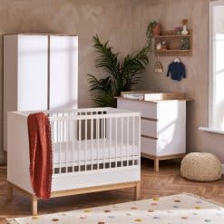 Obaby Astrid 3 Piece Nursery Room Set - White/Oak
