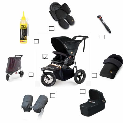 Out 'n' About V5 Nipper Single Forest Black with Accessories