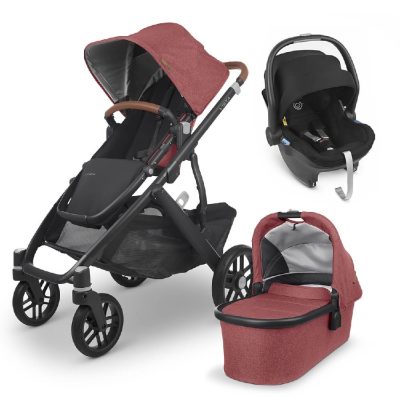 UPPAbaby VISTA V2 3 in 1 Travel System - Lucy (Rosewood)