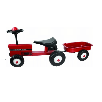 Great Gizmos Red Tractor with Trailer Ride On