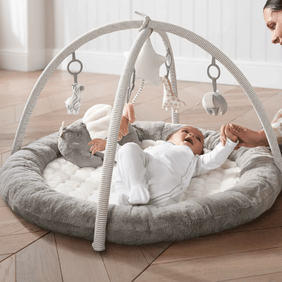 Mamas & Papas Welcome to the World Playmat - Grey