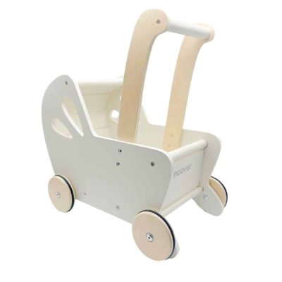 Moover Essentials Flat Packed Pram off White