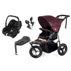 Out 'n' About V5 Nipper Single Brambleberry Red Cabriofix Travel System