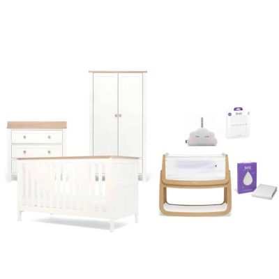 Mamas & Papas Wedmore 3 Piece Nursery Room Set with SnuzPod4 Bundle