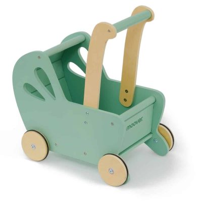Moover Essentials Flat Packed Pram Green