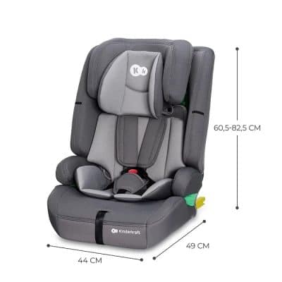 Kinderkraft SAFETY FIX 2 i-Size Car Seat - Grey