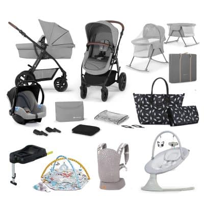 Kinderkraft 7 Piece Newborn Bundle - Grey