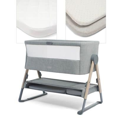 Mamas & Papas Lua Crib Grey Sheet Bundle - Star/Grey