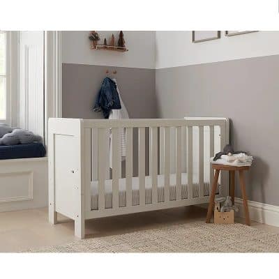 Tutti Bambini Alba Mini Cot Bed - White