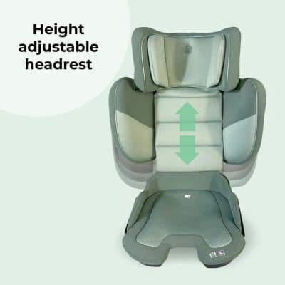 My Babiie Compact High Back Booster Car Seat - Green