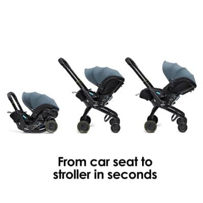 Doona X infant Car Seat and Stroller - Ocean Blue 2