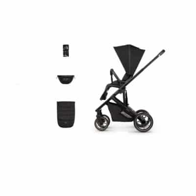Venicci Empire Pushchair with Accessory Pack - Ultra Black