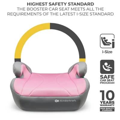 Kinderkraft Car Seat I-BOOST Pink